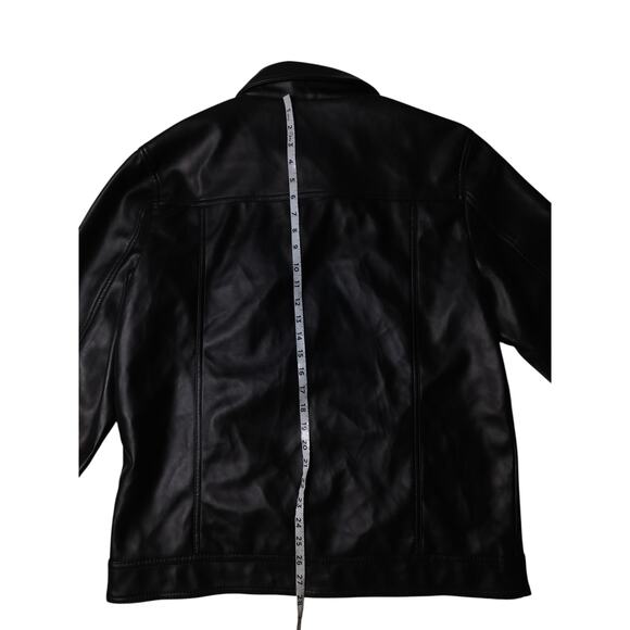 New Authentic Armani Collezioni Men's Black Italian Jacket Full Zip Size XL - Picture 7 of 14